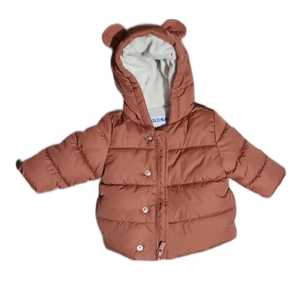 Old Navy Babies Matching 2 Piece Snowsuit Set 3-6m EUC - Picture 3 of 4